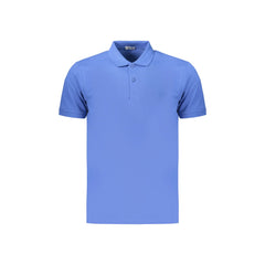 Coveri Moving Polo Manga Curta Homem Azul Bordado