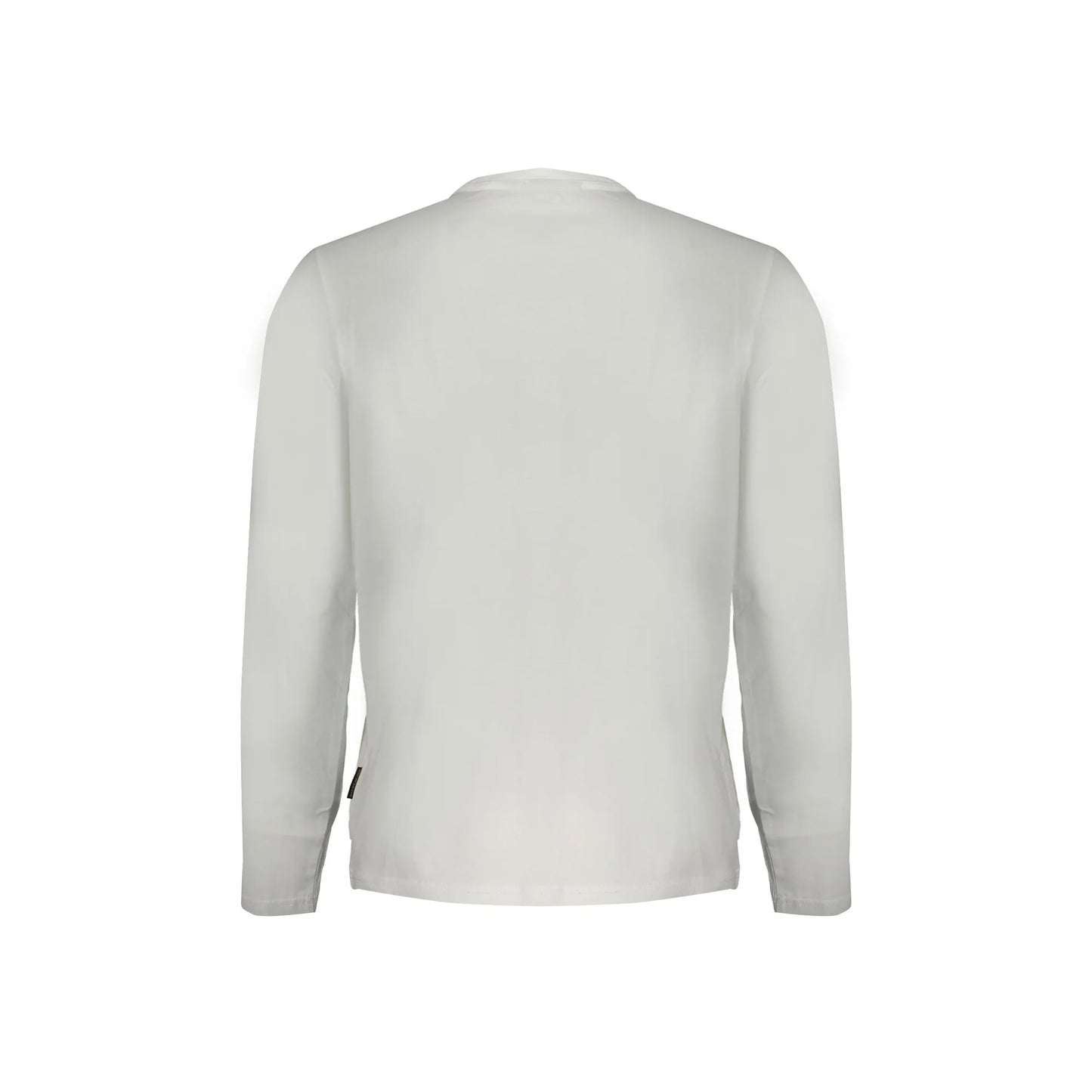 Napapijri T-Shirt Uomo Maniche Lunghe Girocollo Cotone Logo Ricamato - vista 2