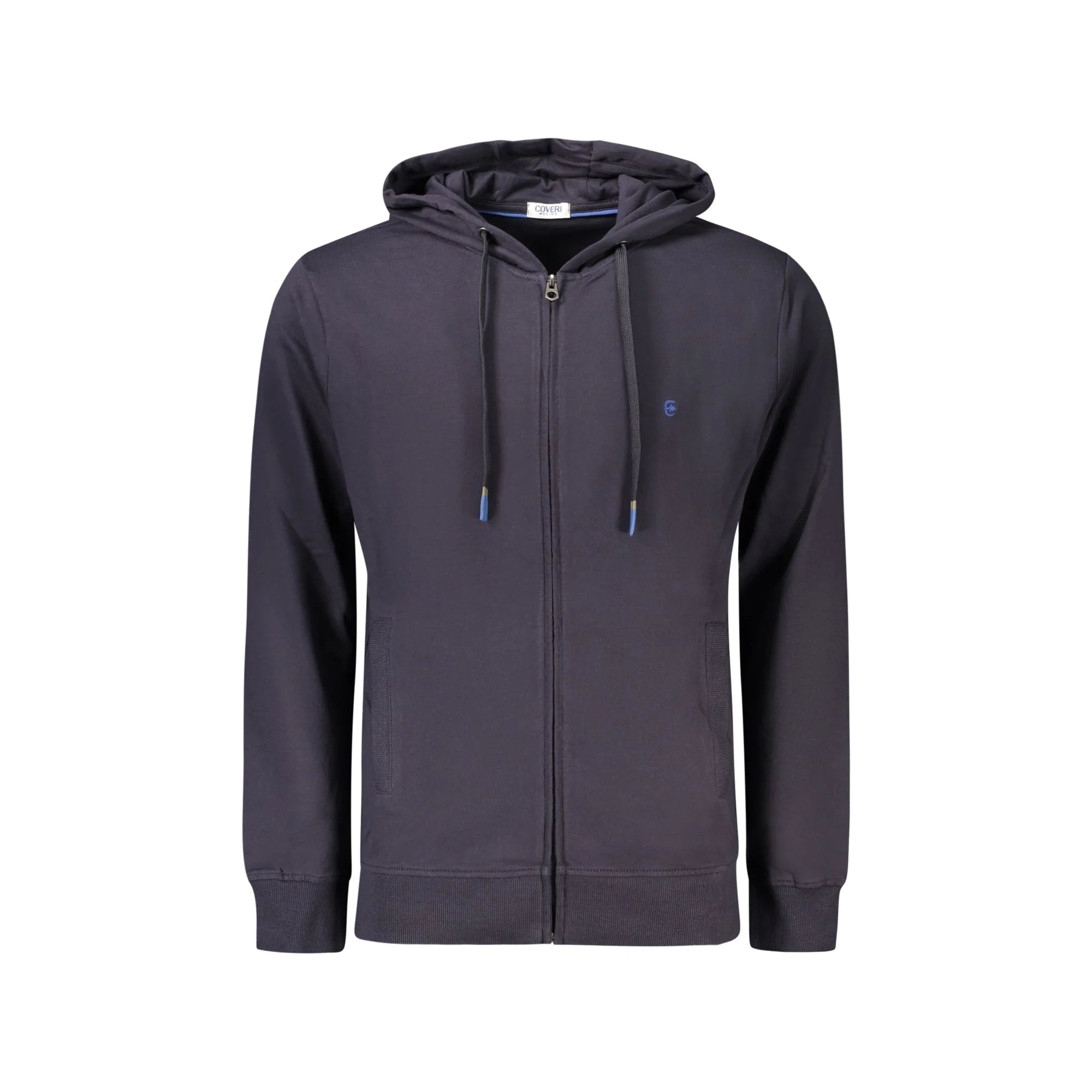 COVERI MOVING FELPA CON ZIP UOMO BLU