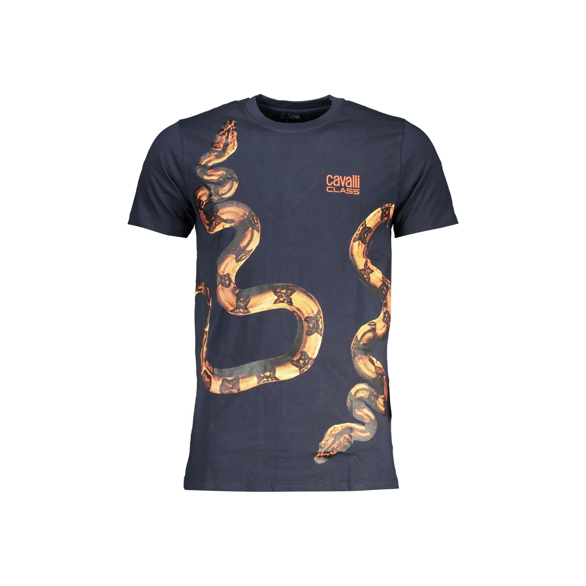 CAVALLI CLASS T-SHIRT MANICHE CORTE UOMO BLU