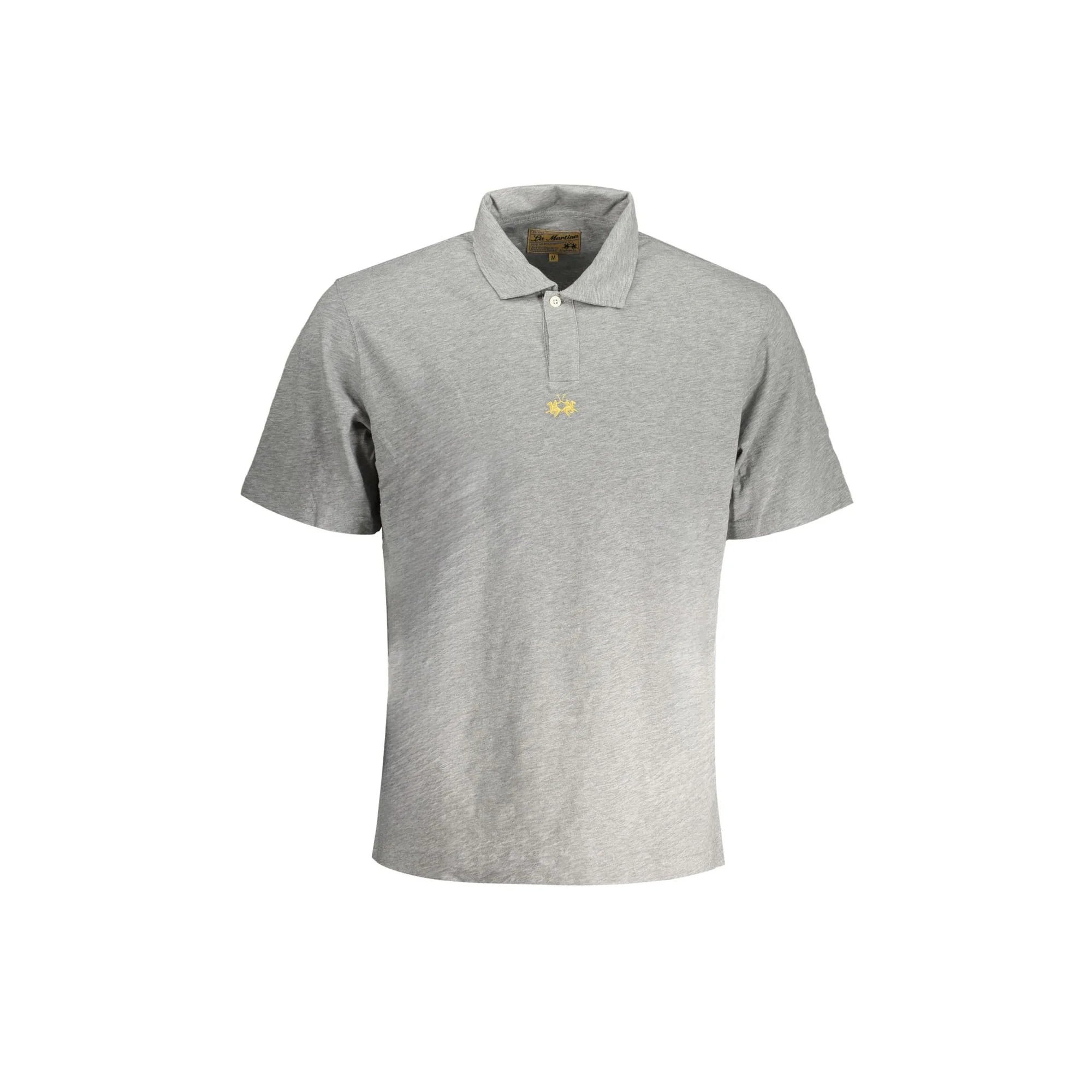 LA MARTINA POLO MANICHE CORTE UOMO GRIGIO