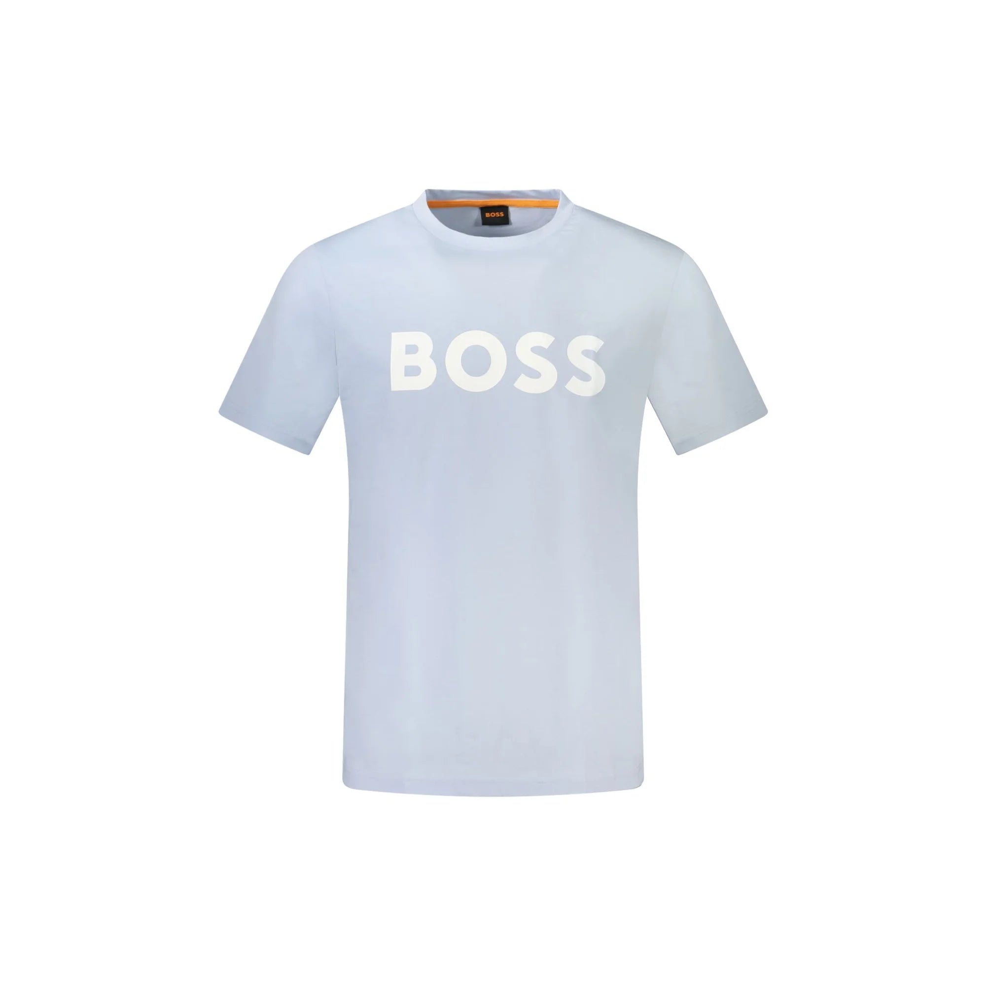 HUGO BOSS T-SHIRT MANICHE CORTE UOMO AZZURRO
