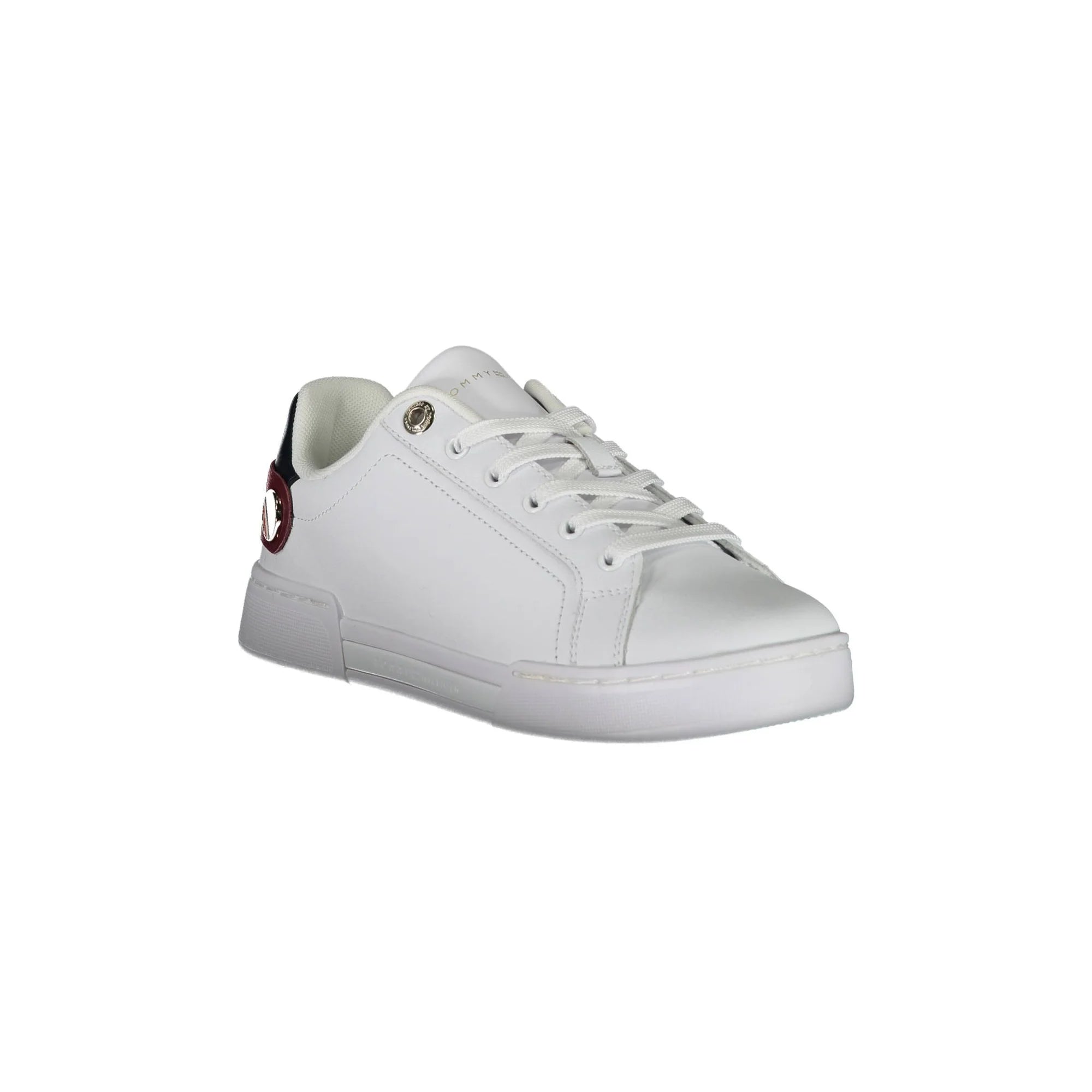 TOMMY HILFIGER Scarpe Donna Bianche con Lacci e Logo Iconico Sneakers bianco - vista 2
