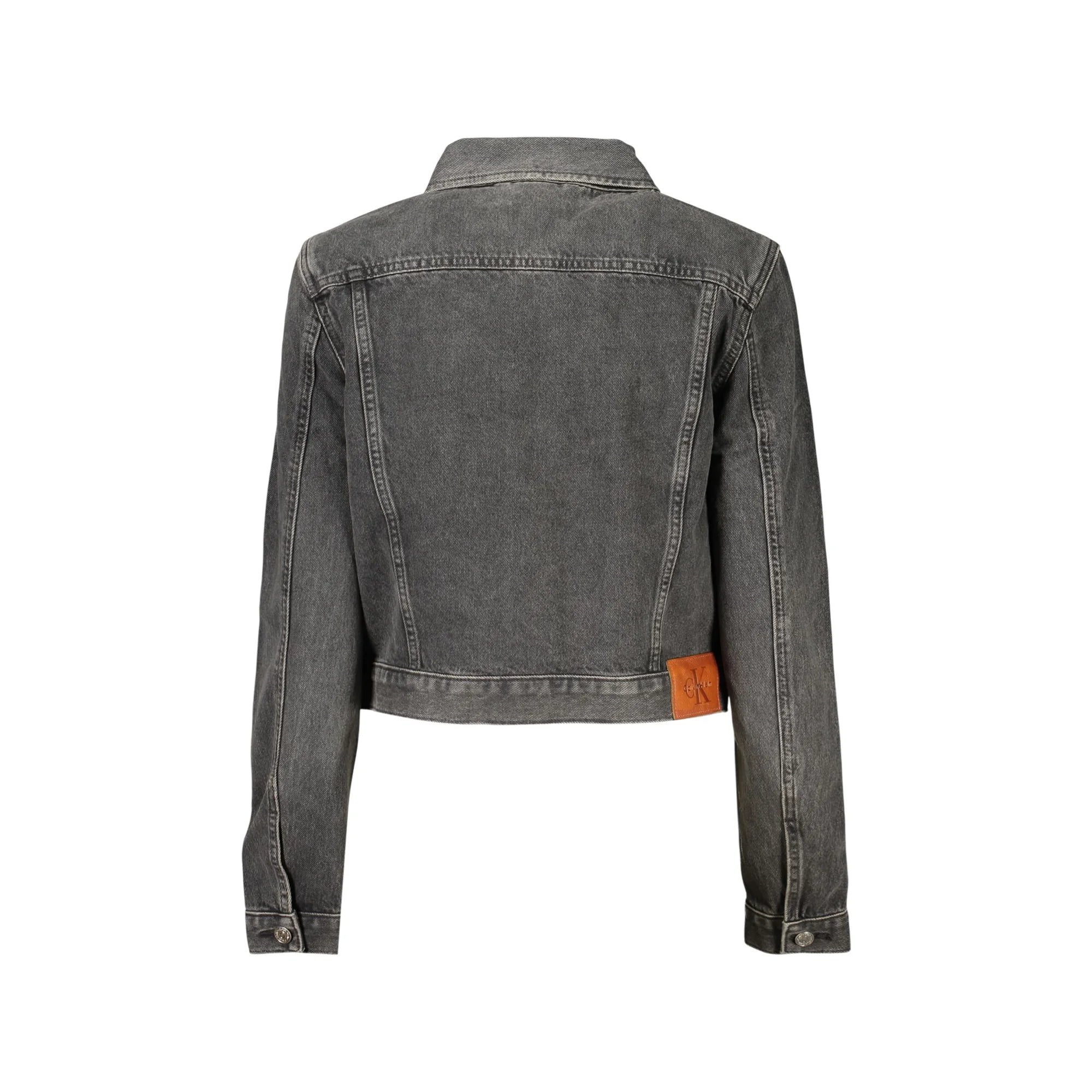 CALVIN KLEIN GIUBBOTTO IN JEANS DONNA NERO