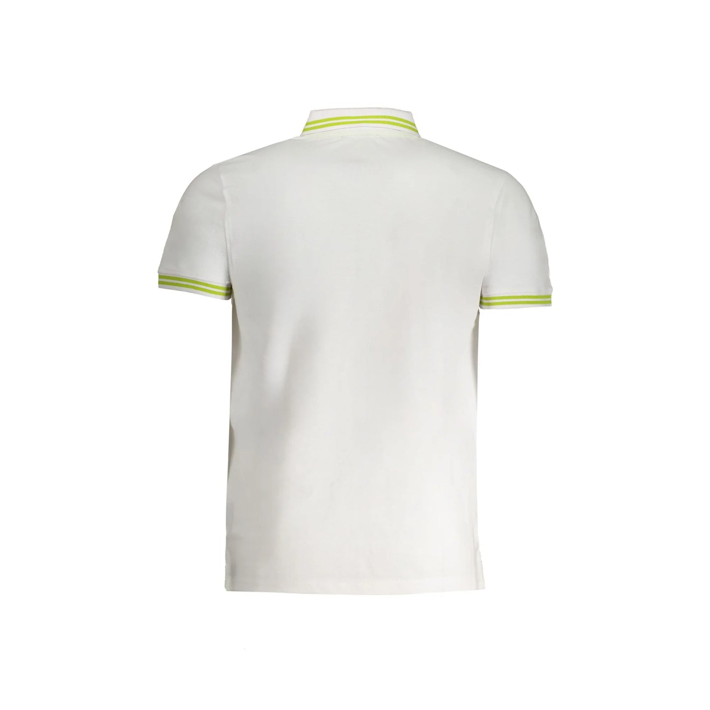 Cavalli Class Polo Uomo Bianca Maniche Corte Cotone Ricamo Logo bianco - vista 2