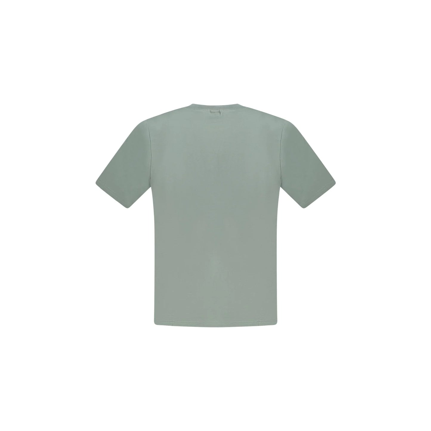 North Sails T-Shirt Uomo Verde Maniche Corte Applicazione Logo - vista 2