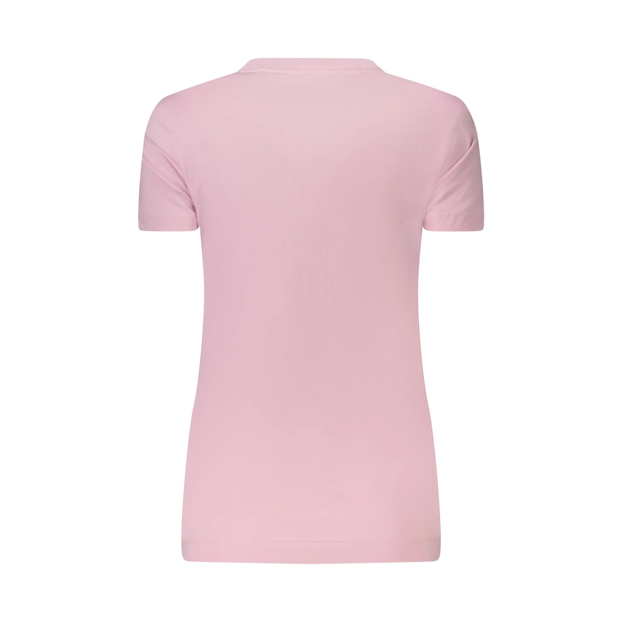 GUESS JEANS T-SHIRT MANICHE CORTE DONNA ROSA