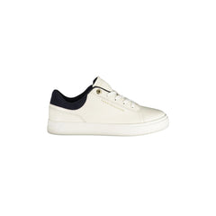 Tommy Hilfiger White Logo Print Sneakers