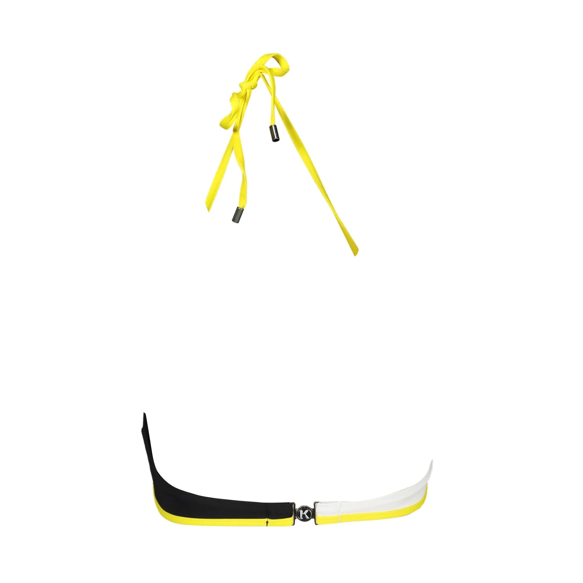 KARL LAGERFELD BEACHWEAR COSTUME PARTE SOPRA DONNA NERO