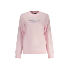 Tommy Hilfiger Felpa Maniche Lunghe Donna Rosa Stampa