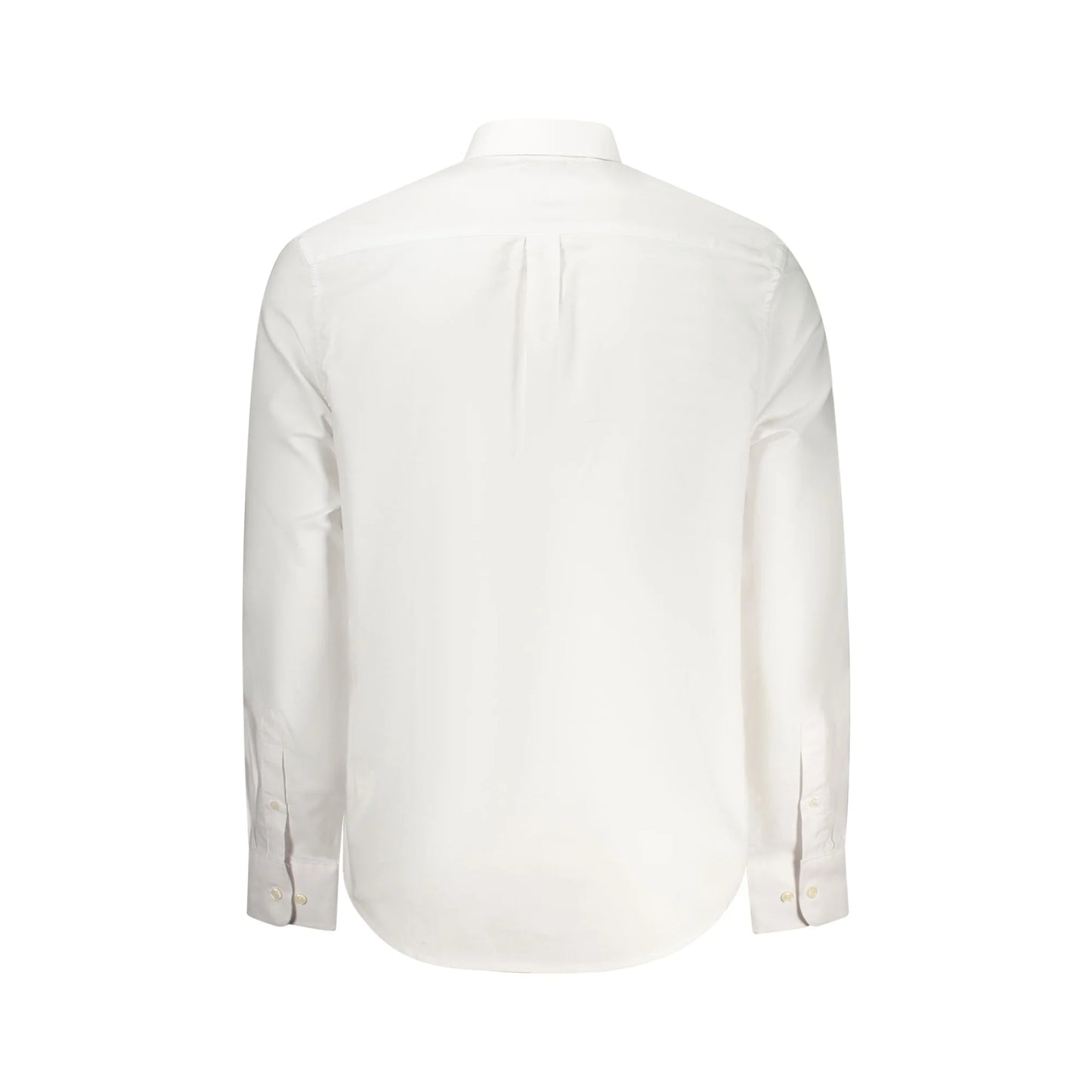 Norway 1963 Camicia Maniche Lunghe Uomo Bianca Collo Button Down Camicie bianco - vista 2