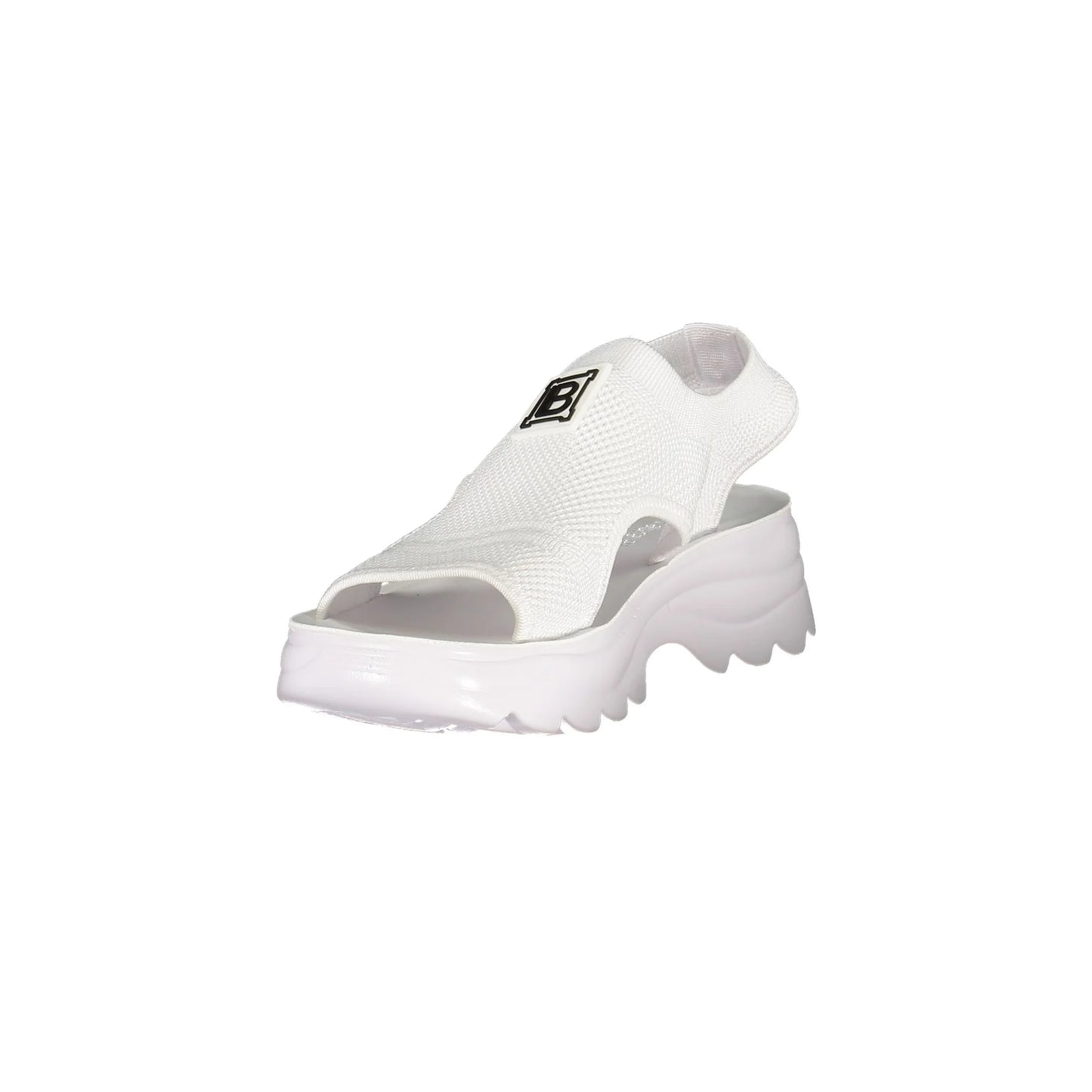 Laura Biagiotti Sandali Sandali Donna Bianco Logo - vista 3