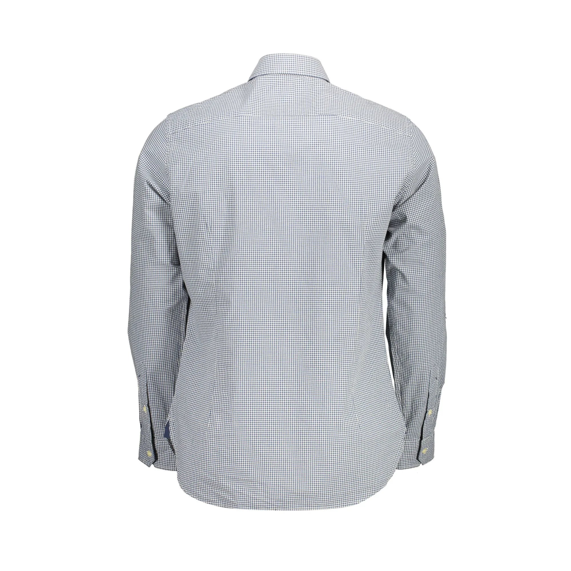 U.S. POLO CAMICIA MANICHE LUNGHE UOMO AZZURRO