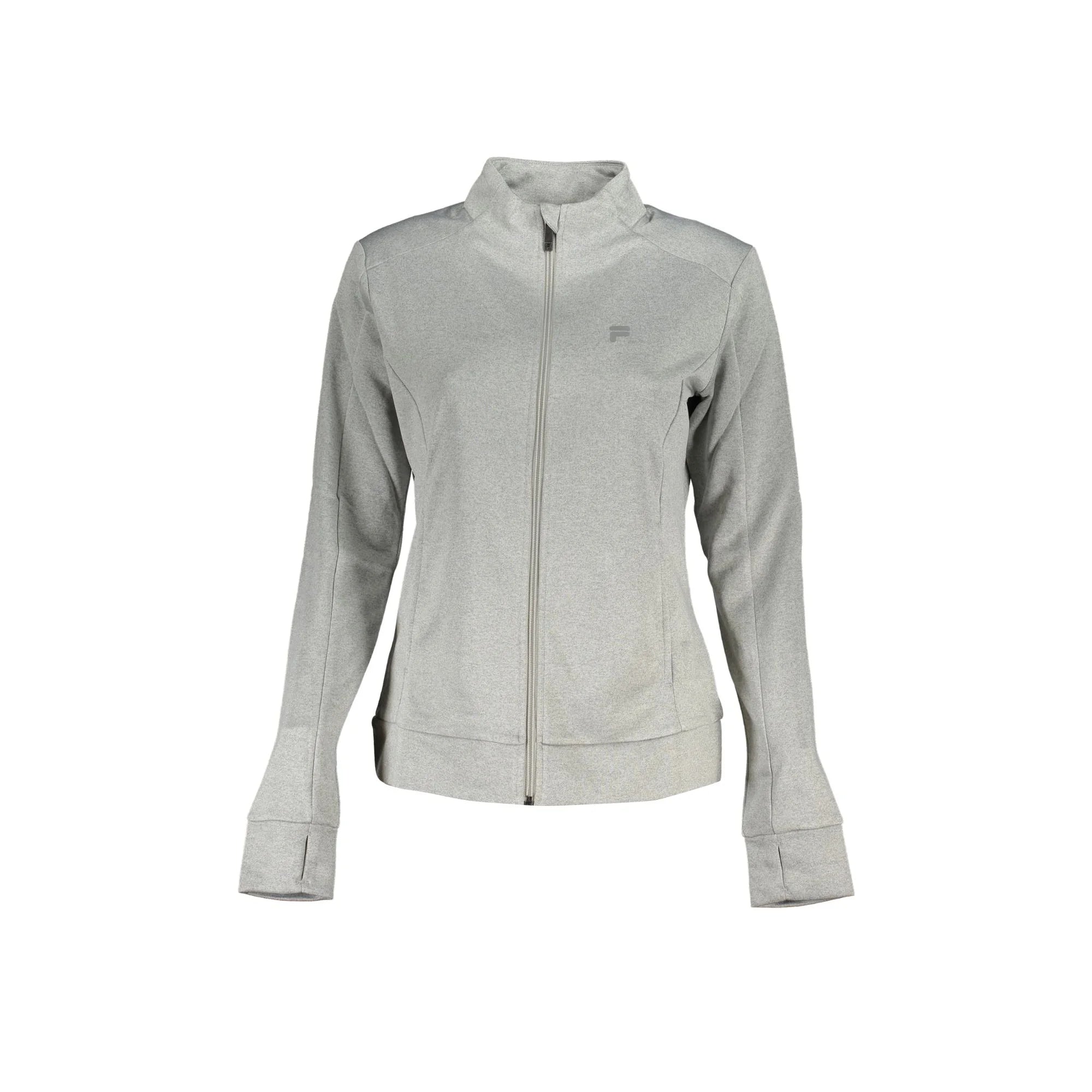 FILA FELPA CON ZIP DONNA GRIGIO