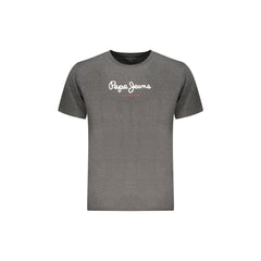 Pepe Jeans T-Shirt Μανίκια Κοντά Ανδρική Γκρι Εκτύπωση Λογότυπο