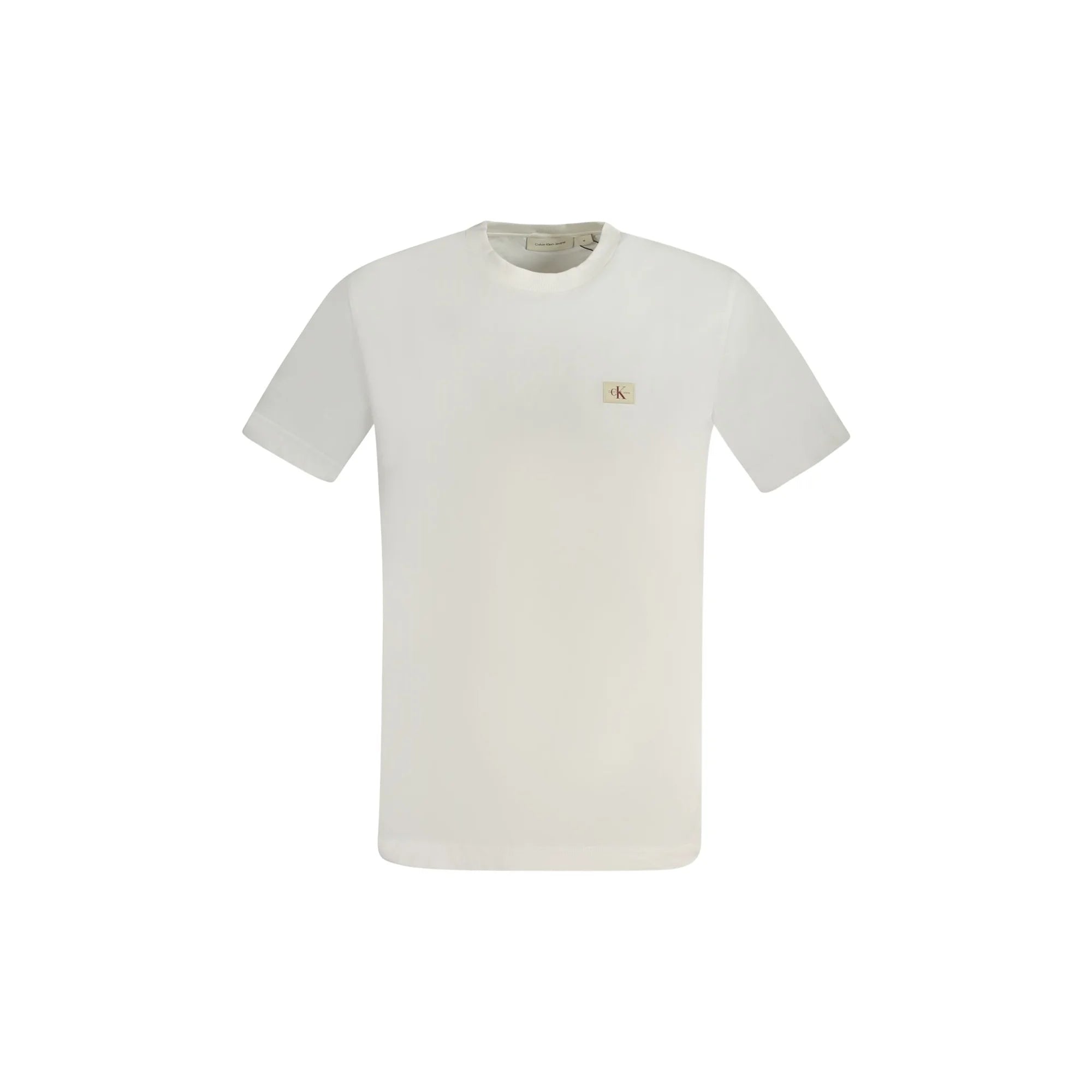 CALVIN KLEIN T-SHIRT MANICHE CORTE UOMO BIANCO