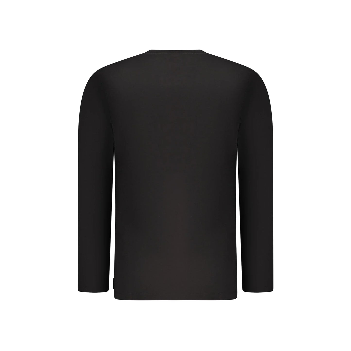 U.S. Grand T-Shirt Uomo Nera Maniche Lunghe Girocollo Logo nero - vista 2