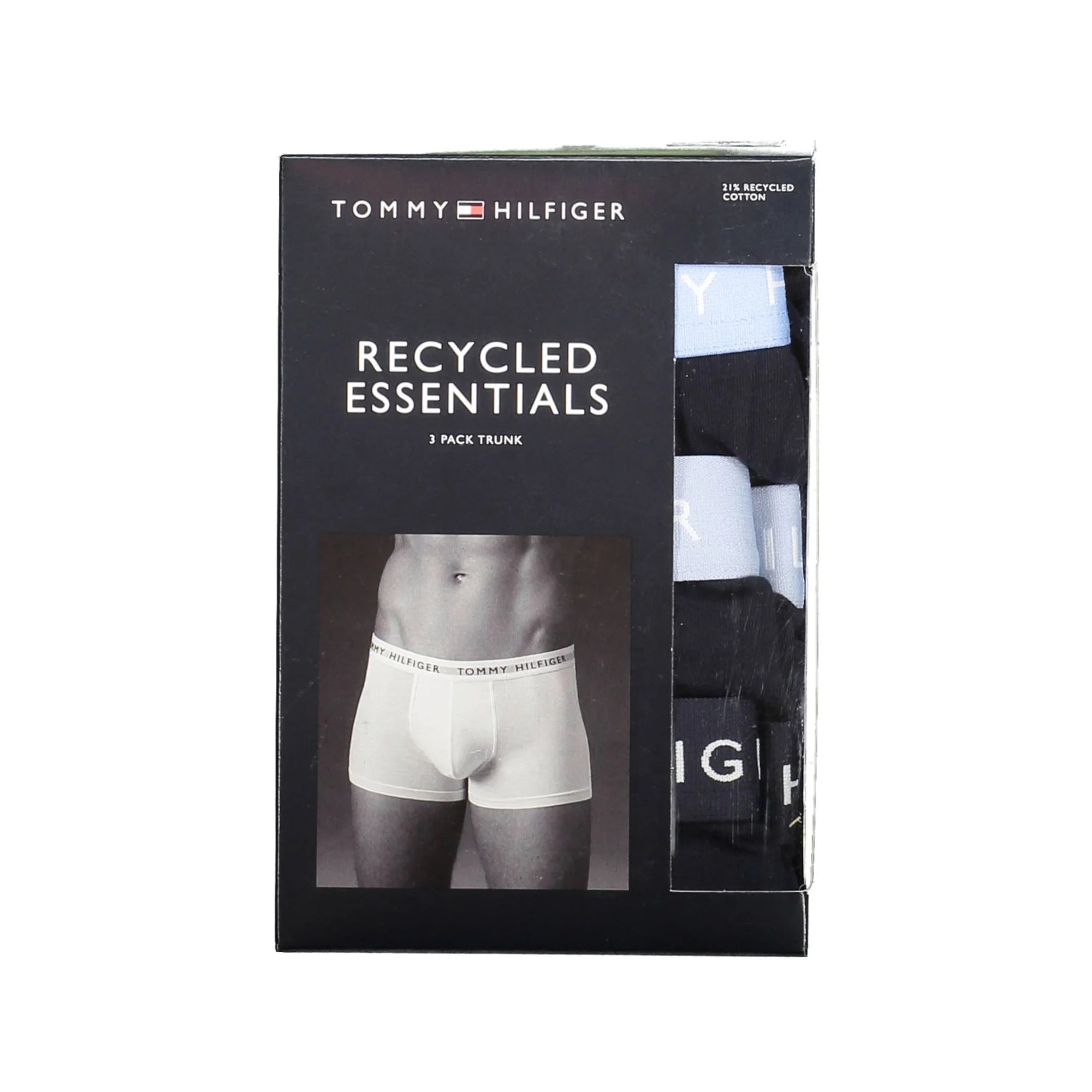 Tommy Hilfiger Boxer Uomo Nero Logo Intimo - vista 3