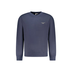 Accademia Militare Felpa Uomo Blu Girocollo Felpata