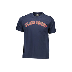 PLEIN SPORT T-Shirt Μανίκια Κοντά Ανδρική Μπλε Εκτύπωση