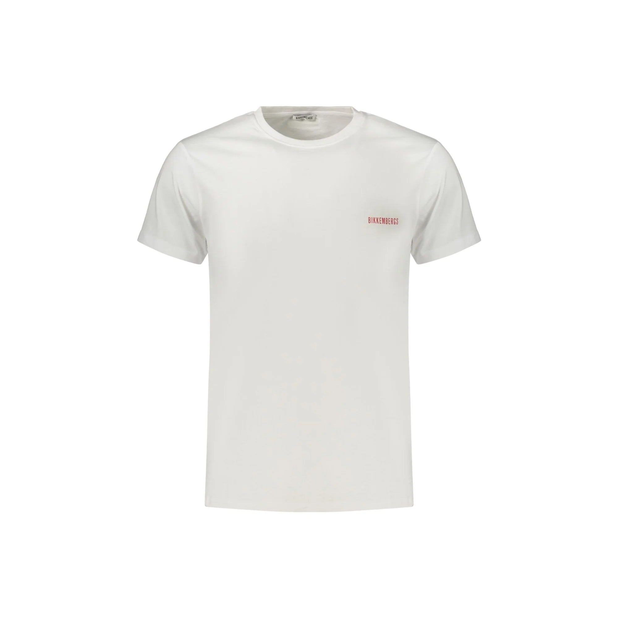 BIKKEMBERGS T-SHIRT MANICHE CORTE UOMO BIANCO