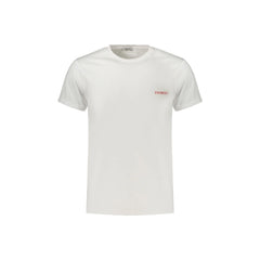 Bikkembergs T-Shirt Manga Curta Homem Branca Estampa Logo