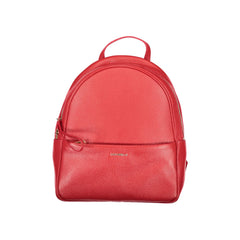 Coccinelle Zaino Pelle Donna Rosso Chiusura con Zip