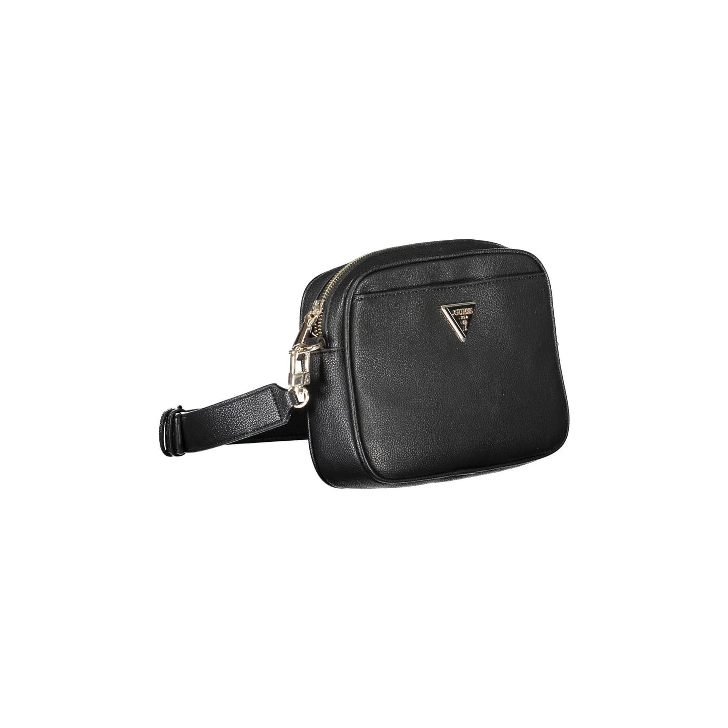 GUESS JEANS Borsa Donna a Tracolla Nera con Chiusura Zip Borse nero - vista 3