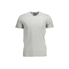 Sergio Tacchini T-Shirt Μανίκια Κοντά Ανδρική Γκρι Ράψιμο