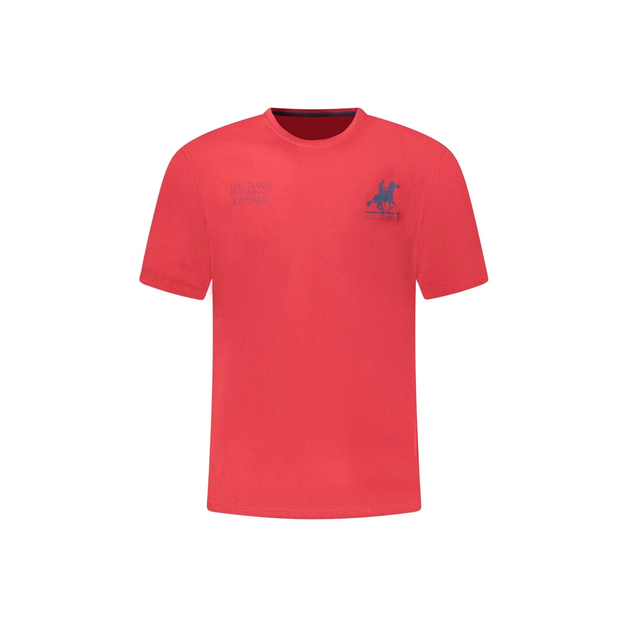 U.S. GRAND POLO T-SHIRT MANICHE CORTE UOMO ROSSO