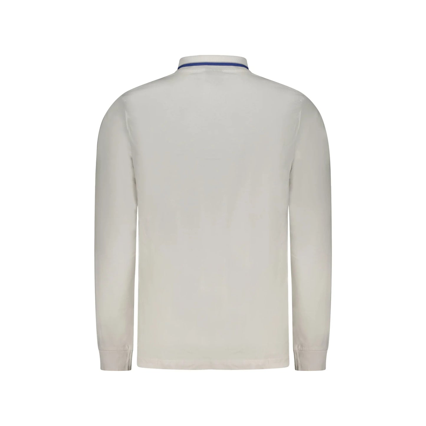 Norway 1963 Polo Uomo Bianca Maniche Lunghe Cotone Ricamo Logo bianco - vista 2
