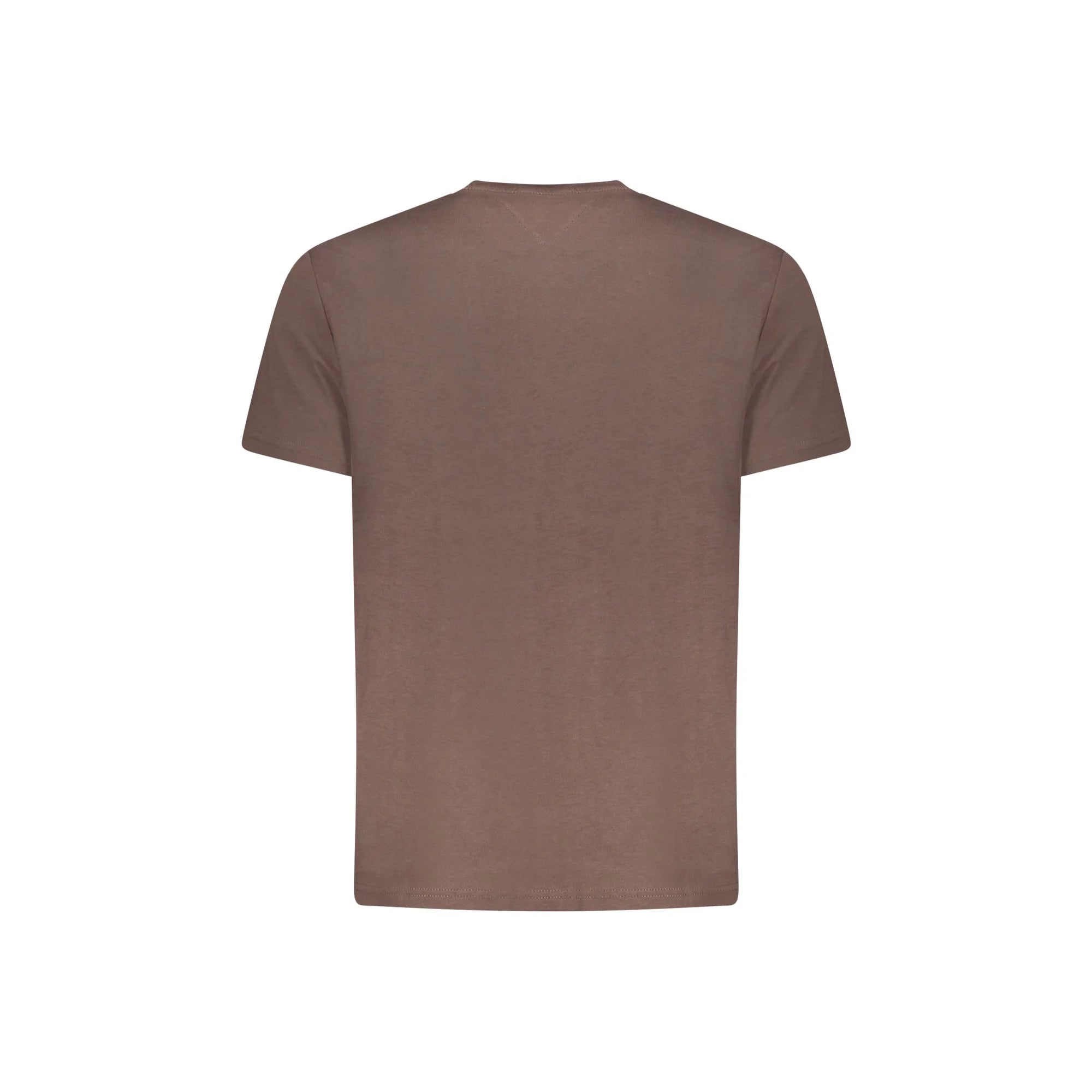 TOMMY HILFIGER T-SHIRT MANICHE CORTE UOMO MARRONE