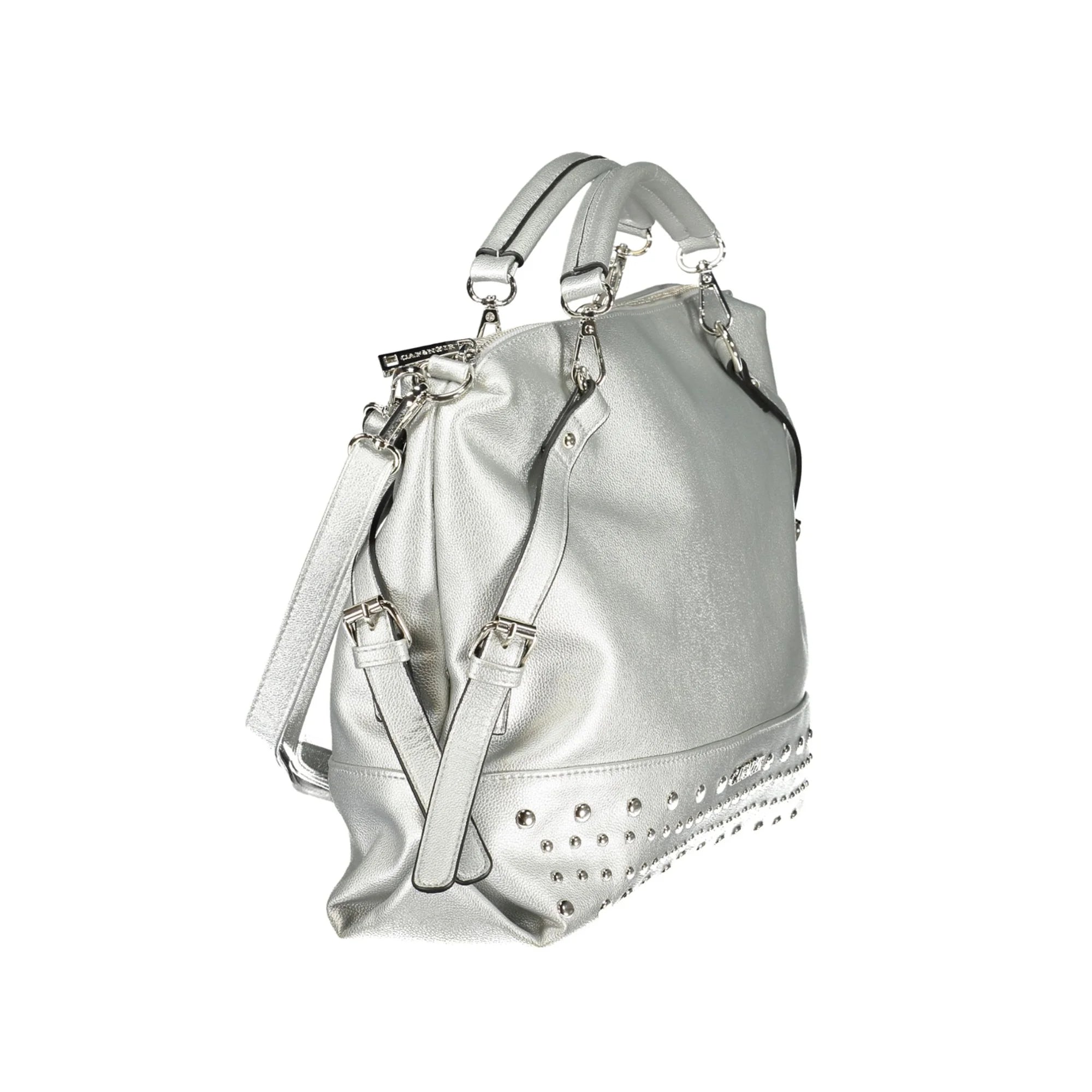 Cafenoir Borsa a Tracolla Donna Argento Logo Borse - vista 3