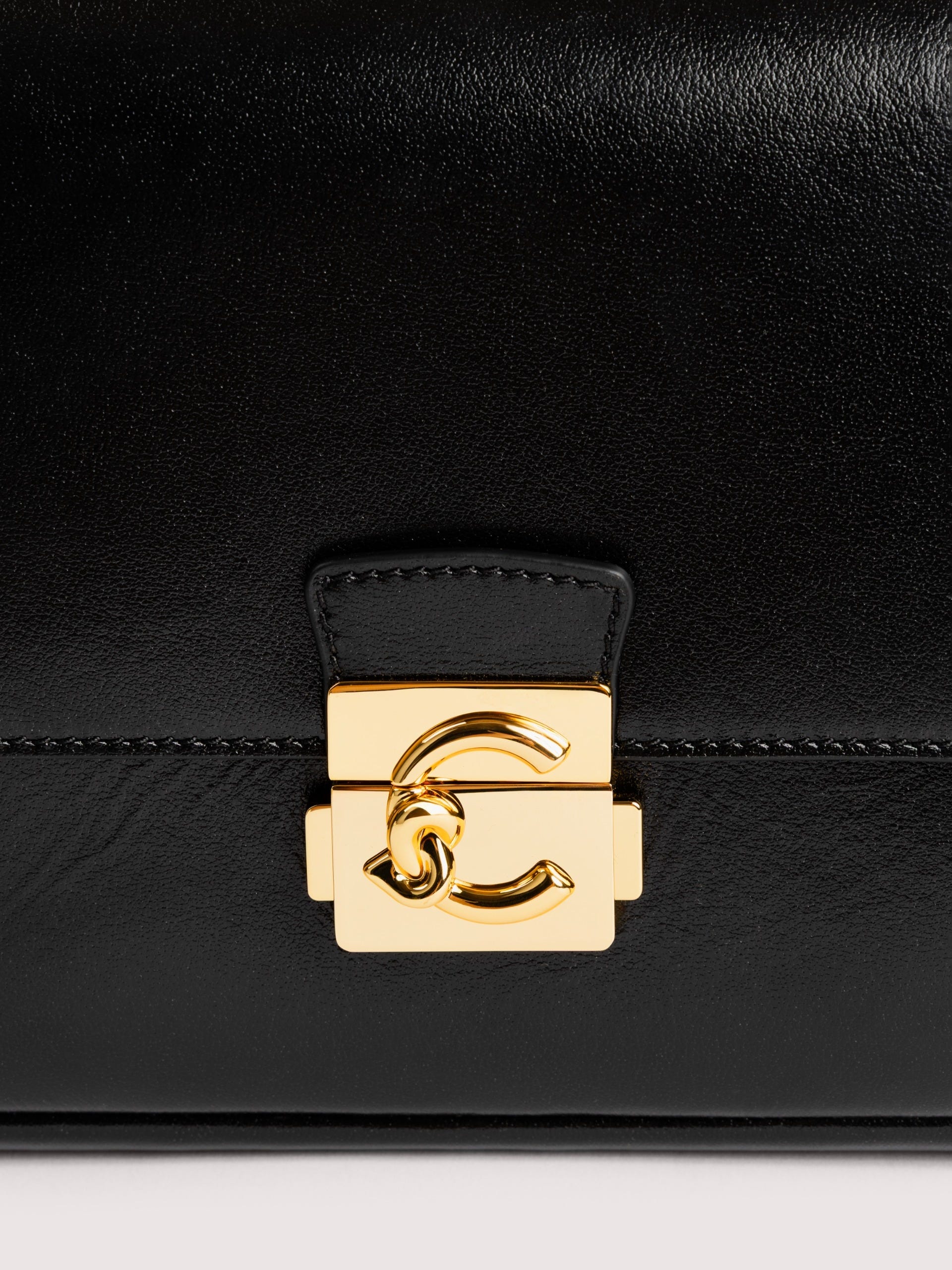 Coccinelle Borsa a Tracolla Pelle Donna Nera Logo Borse nero - vista 6