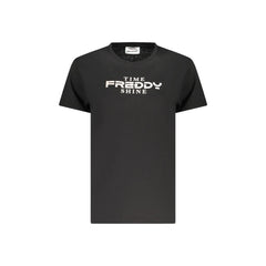 Freddy T-Shirt Μανίκια Κοντά Γυναίκα Μαύρη Εκτύπωση Λογότυπο