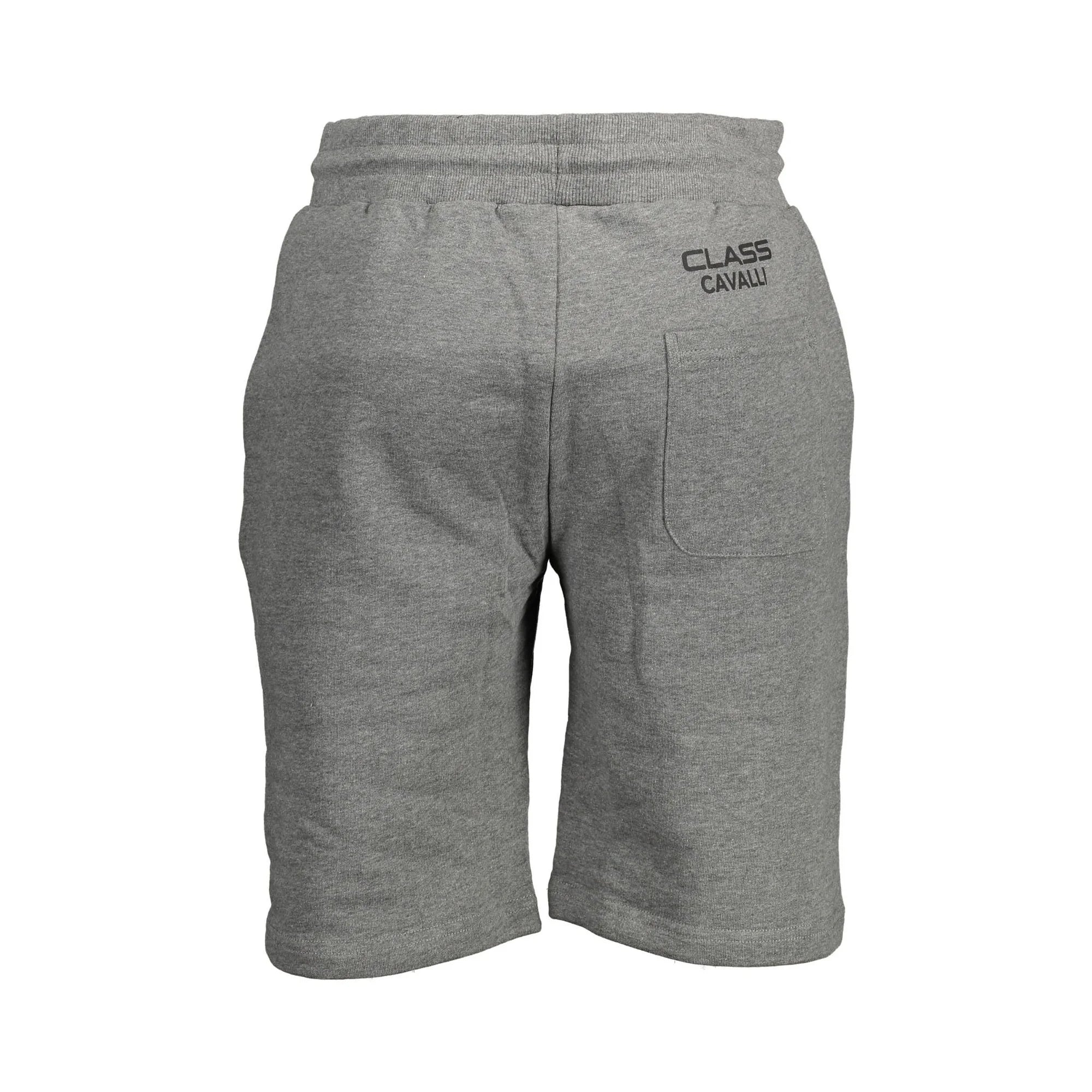 CAVALLI CLASS PANTALONE BERMUDA UOMO GRIGIO