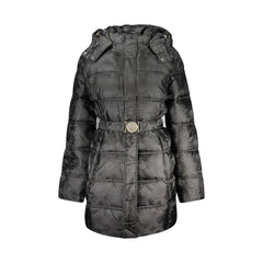 Guess Jean Veste Femme Longue À Capuche Ceinture Logo