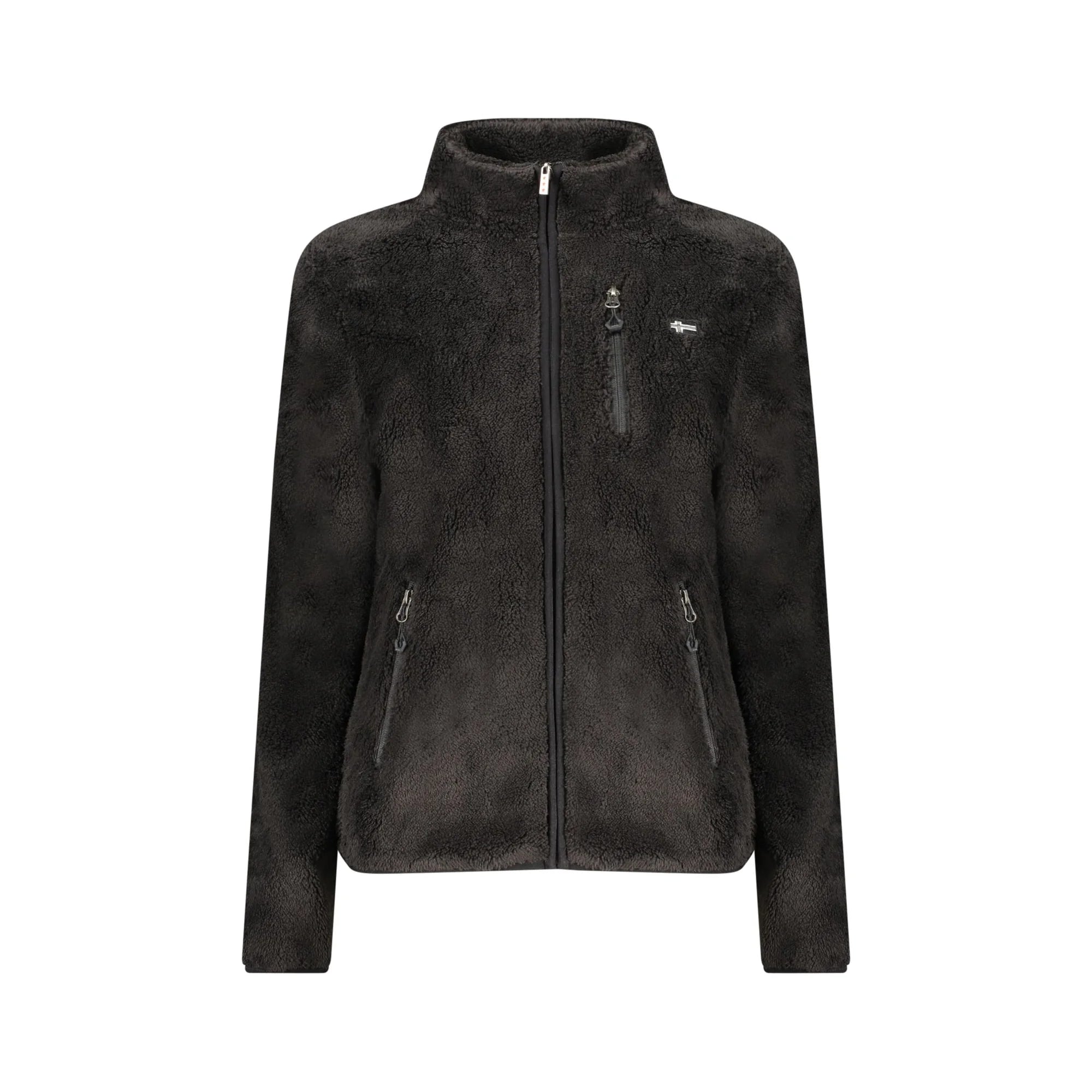 NORWAY 1963 FELPA CON ZIP DONNA NERO