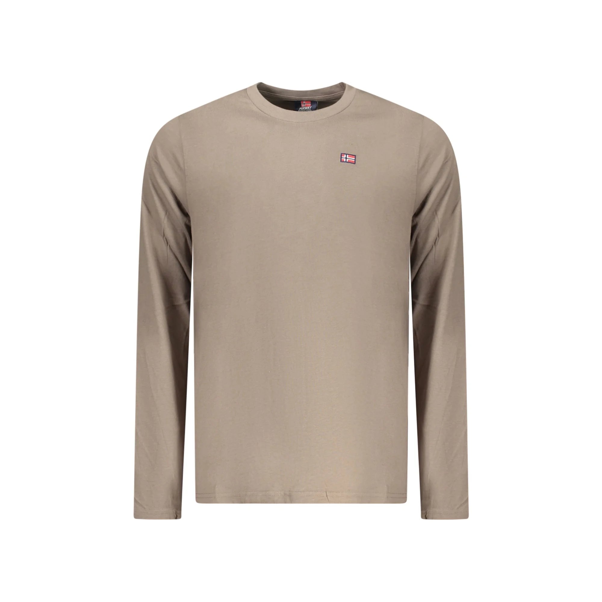 NORWAY 1963 T-SHIRT MANICHE LUNGHE UOMO MARRONE