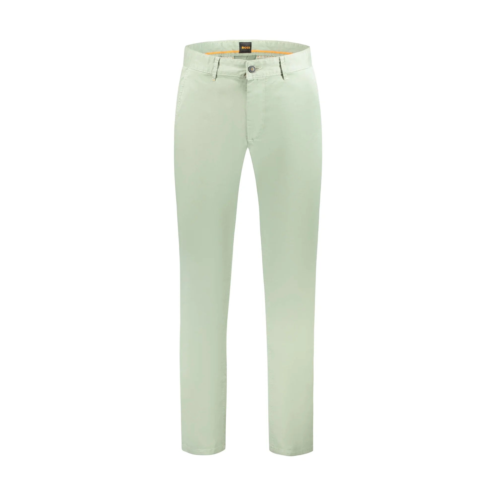 BOSS - Pantaloni slim fit in twill di misto cotone - Blu scuro BOSS - Pantaloni slim fit in twill di misto cotone - Blu scuro