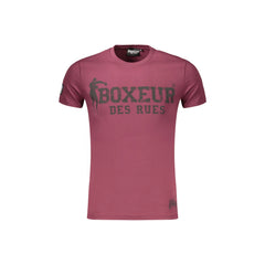Boxeur Des Rues T-Shirt Maniche Corte Uomo Rossa Stampa