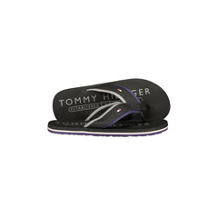 Tommy Hilfiger Chanclas Hombre Negro Detalles en Contraste