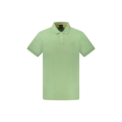 Boss Polo Maniche Corte Uomo Verde Ricamo Logo