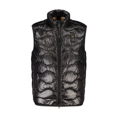 Blauer Apparel Men's Black Zip Jacket with Logo