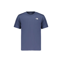 The North Face T-Shirt Maniche Corte Uomo Blu Ricamo Logo