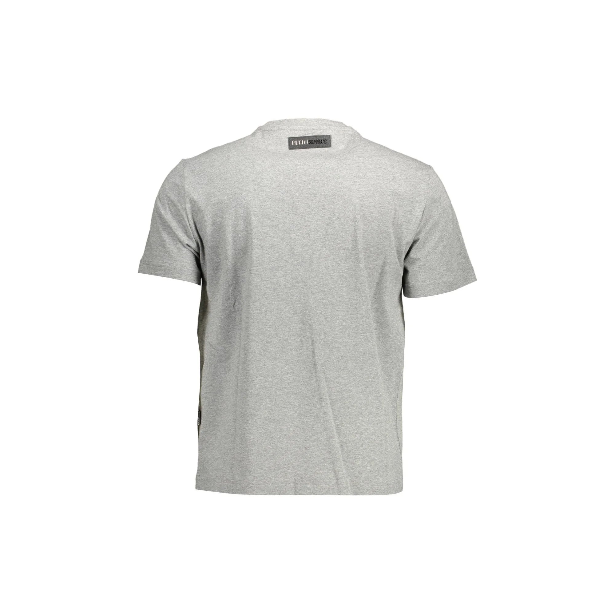 PLEIN SPORT T-SHIRT MANICHE CORTE UOMO GRIGIO