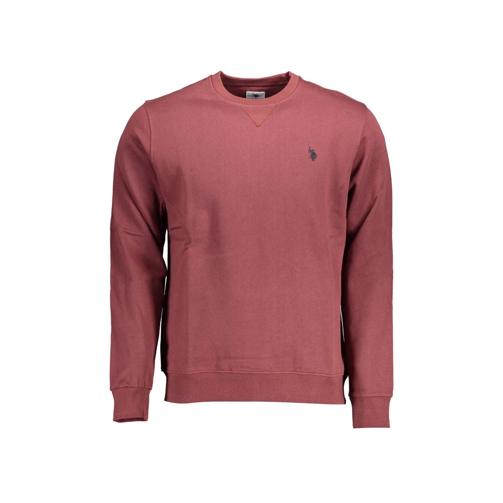 U.S. POLO FELPA SENZA ZIP UOMO VIOLA