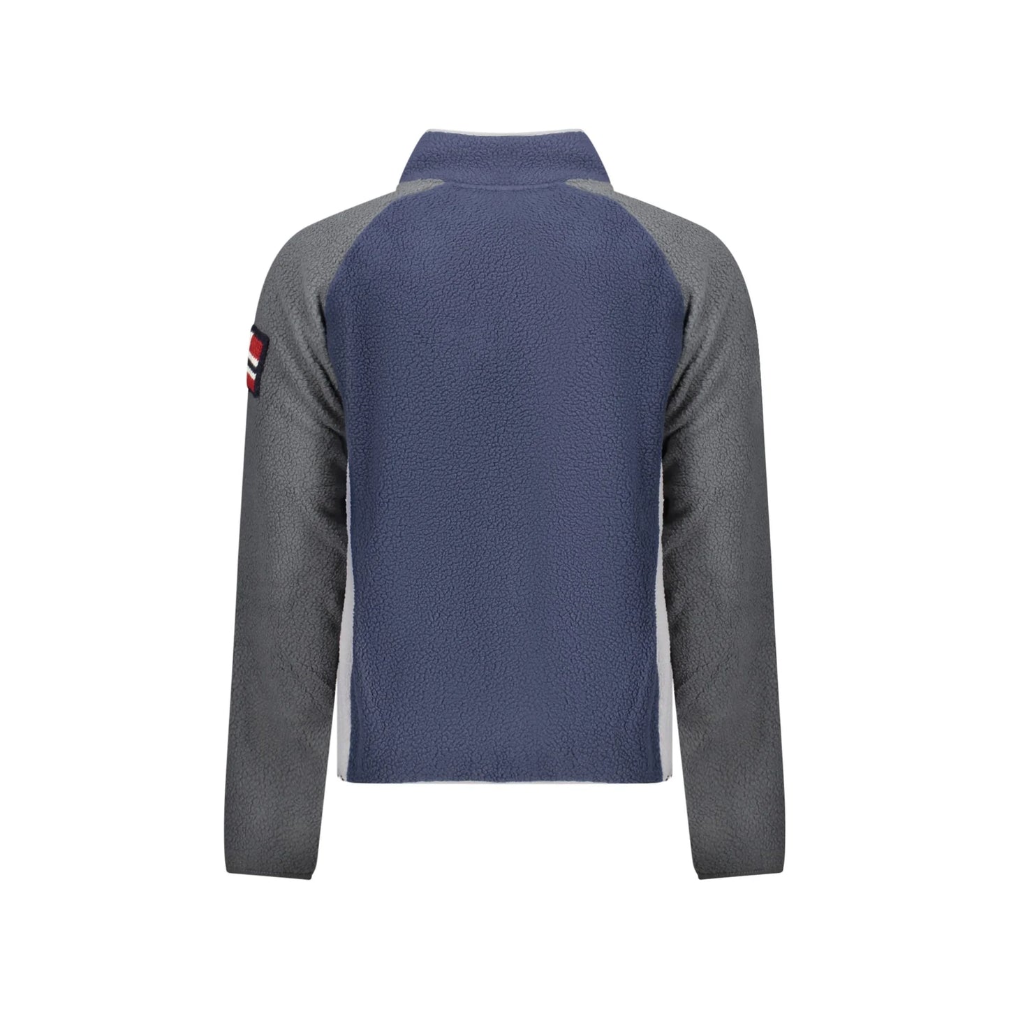 Norway 1963 Felpa Uomo Blu con Zip Pile Ricamo Logo Felpe - vista 3