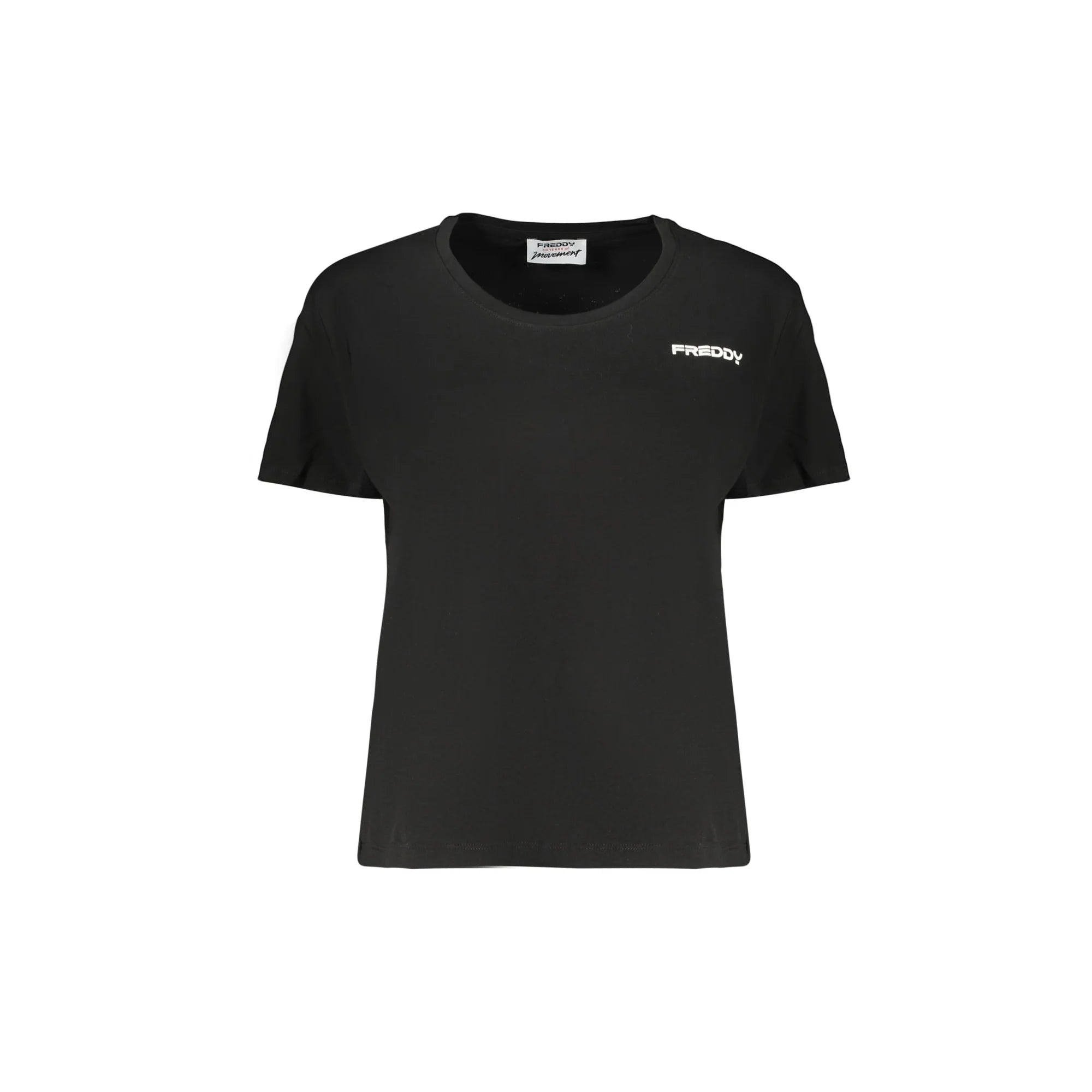 FREDDY T-SHIRT MANICHE CORTE DONNA NERO