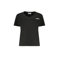 Freddy T-Shirt Manga Curta Mulher Preta Estampa Logo